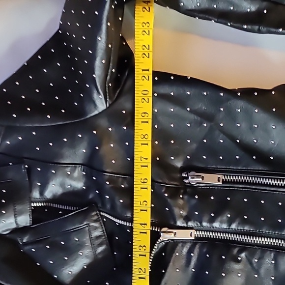 NEW York and Company Microstud Faux Leather Jacket - Picture 13 of 13